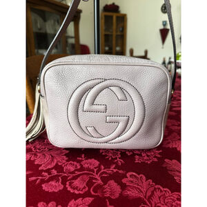 Gucci Mauve Leather Soho Crossbody Bag